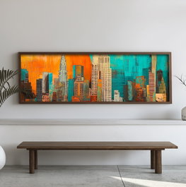 Wallity Pintura Decorativa EMR038 Multicolor